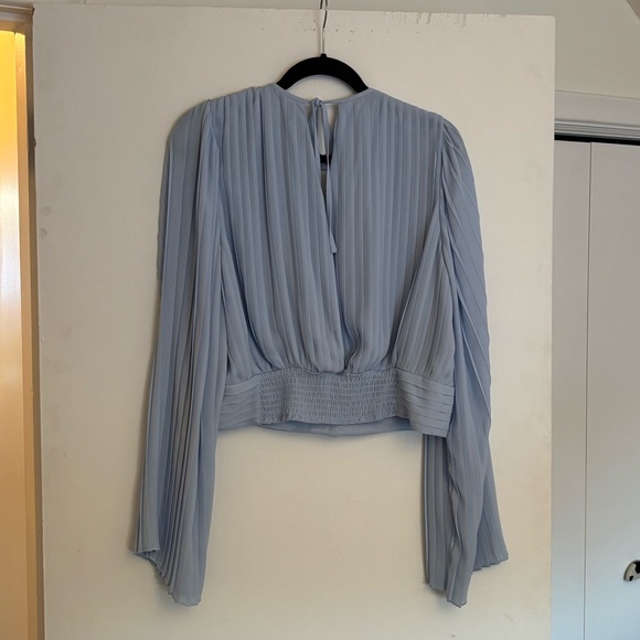 NWT Dynamite Pleated Blouse - Picture 6 of 6
